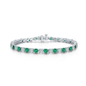 Lafonn Classic Round Emerald Bracelet B0176CEP72