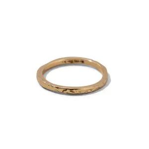 Magma Stack Band, 9kt Yellow Gold