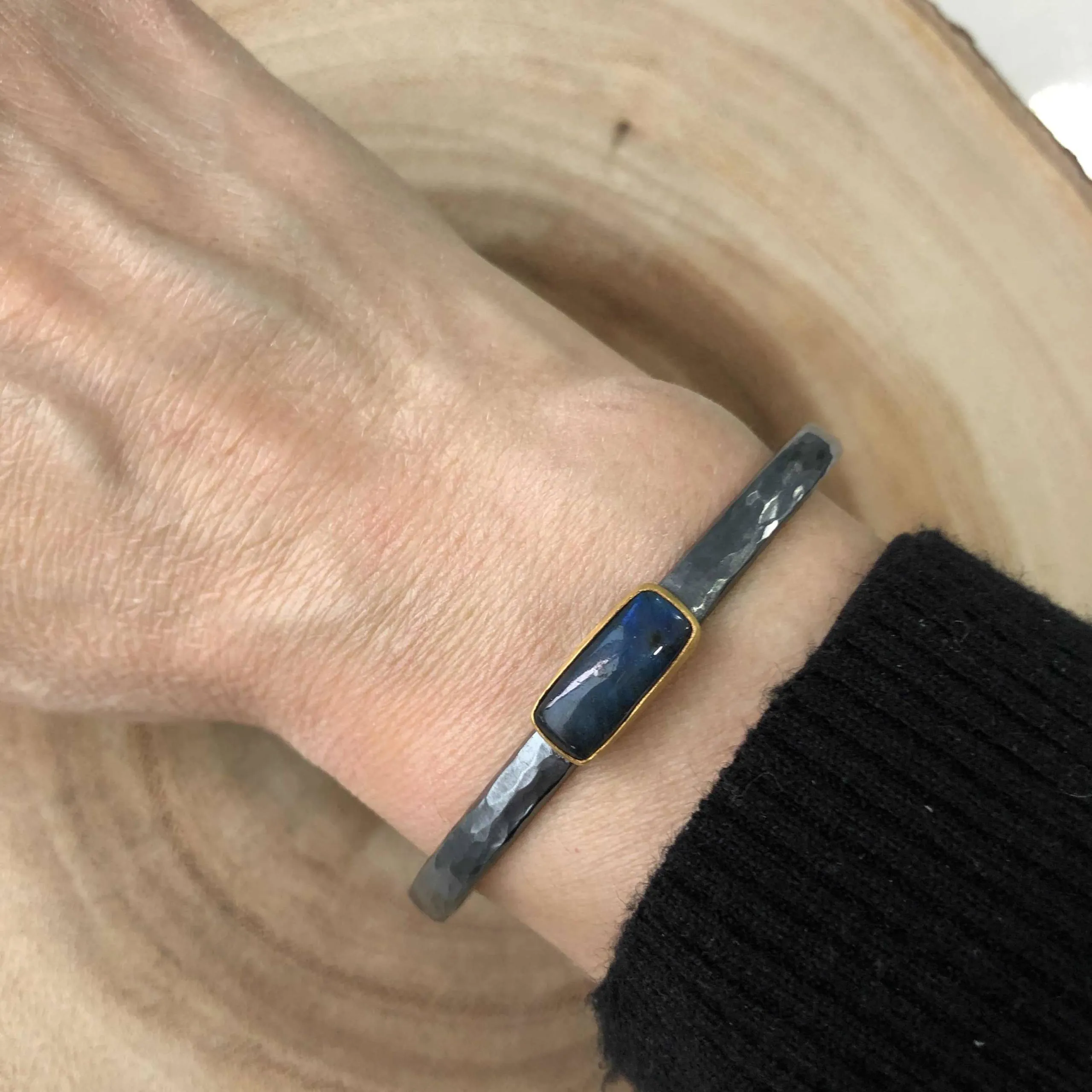 Moondance Labradorite Cuff