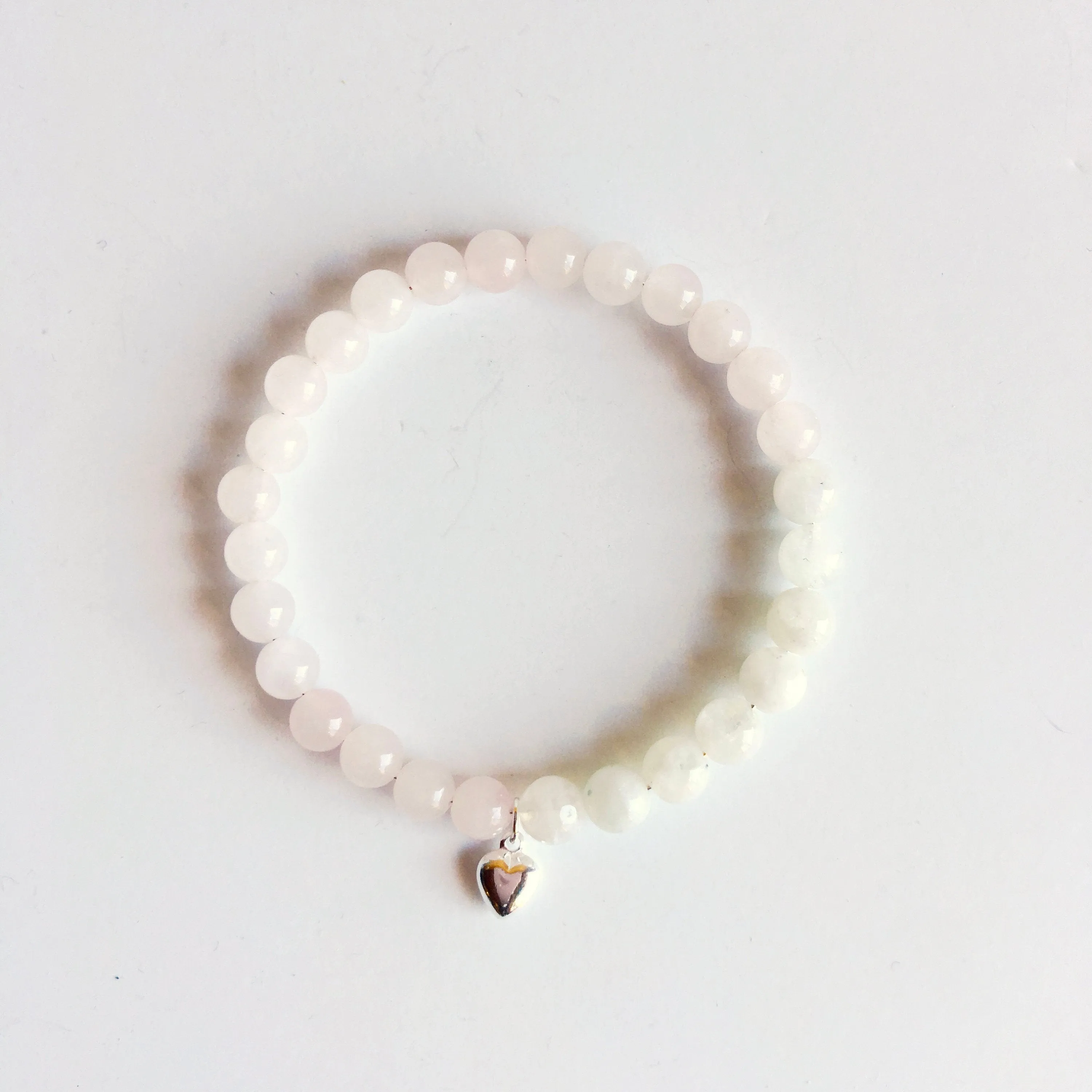 Moonstone & Rose Quartz Bracelet