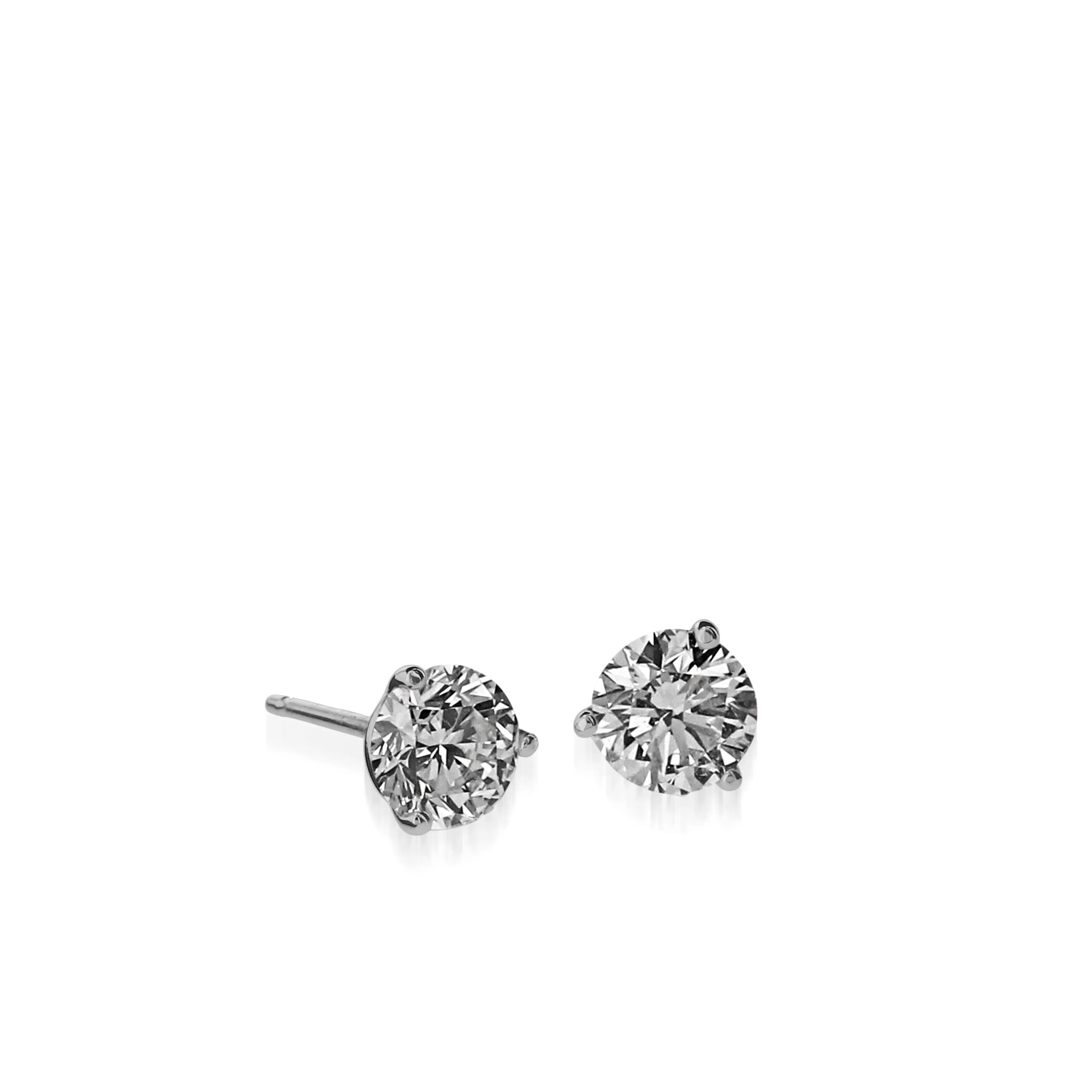 Natural Diamond Studs .30-2.00 Total Carat Weight