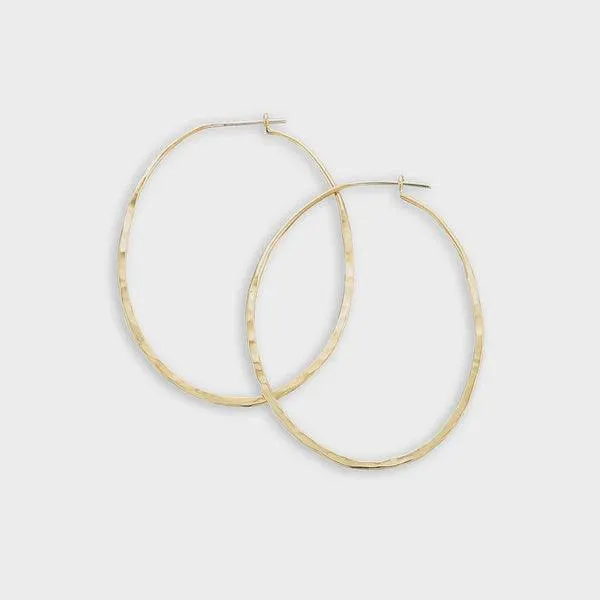 New Beginnings Oval Hoop Earrings