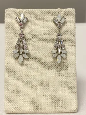 Opal long earrings