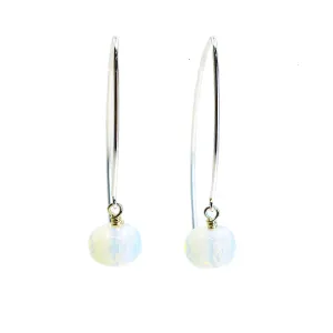 Opalite Wishbone Earrings