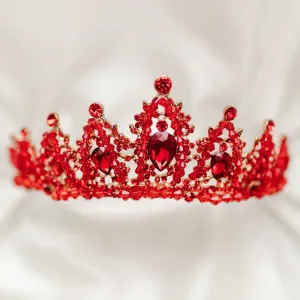 Ophelia's Tiara in Red & Rose Gold