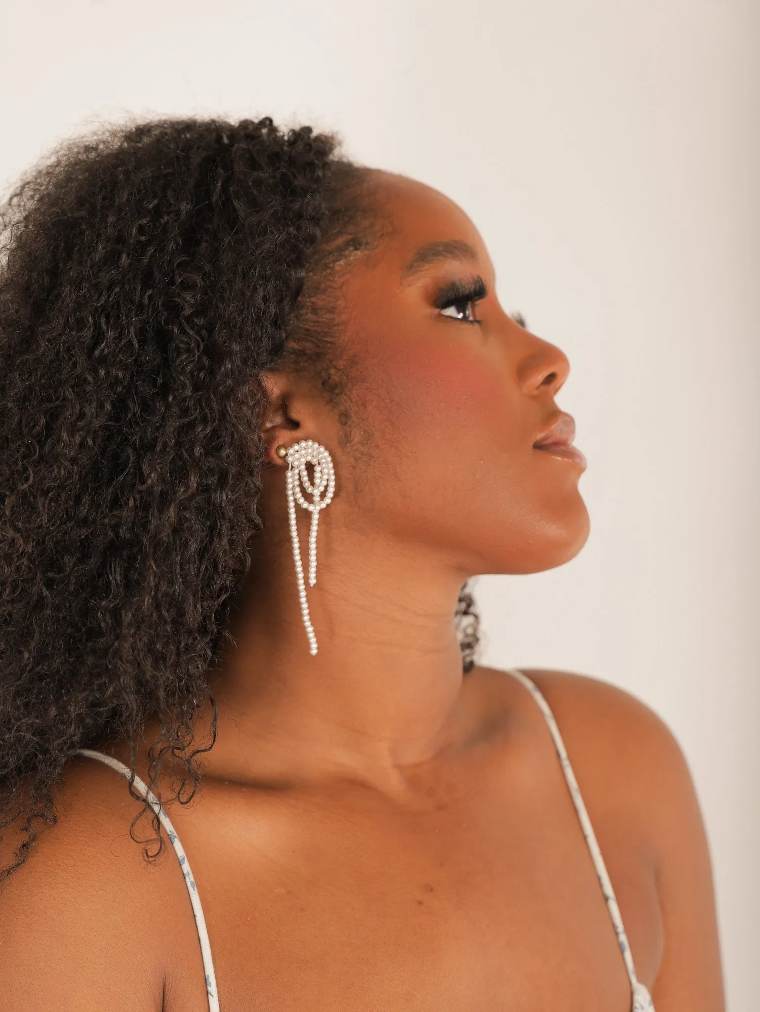 Pearly Swirl Earrings