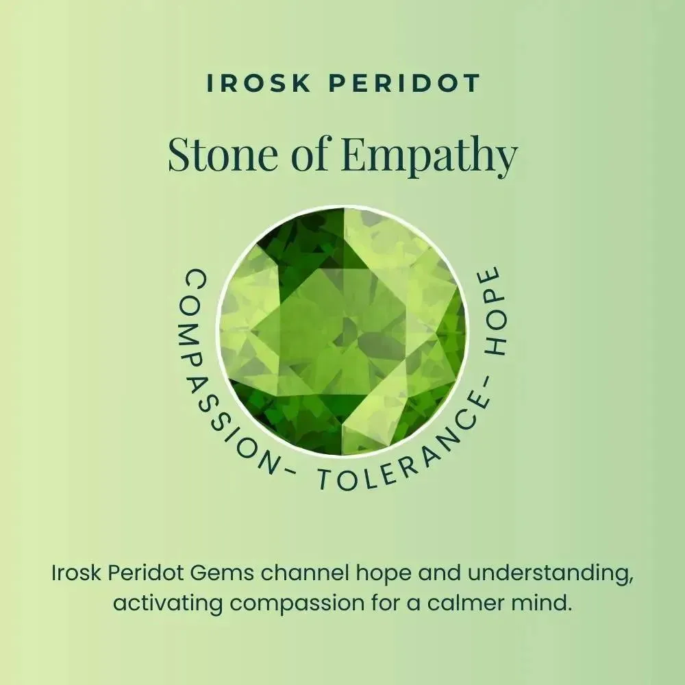 Peridot Green Drop Earrings in Sterling Silver | Irosk Australia ®