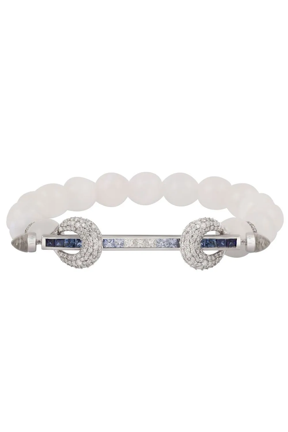 Rainbow Moonstone Blue Chakra Bracelet