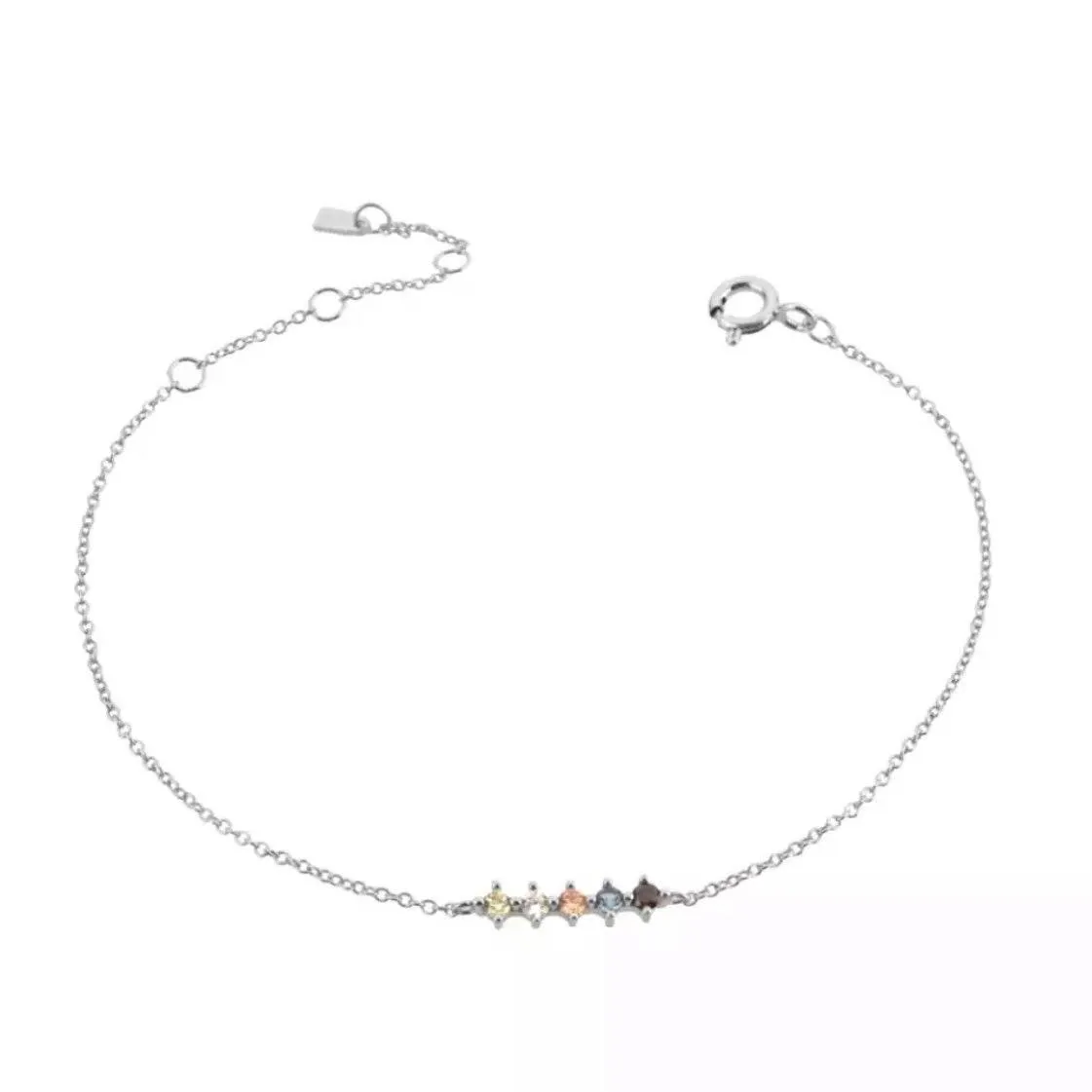 Rainbow Silver Bracelet Vitality