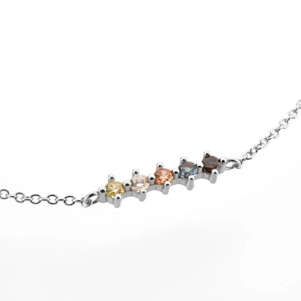 Rainbow Silver Bracelet Vitality