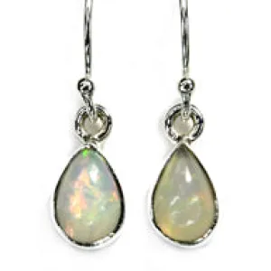 Real Ethiopian Opal .925 Crystal Earrings