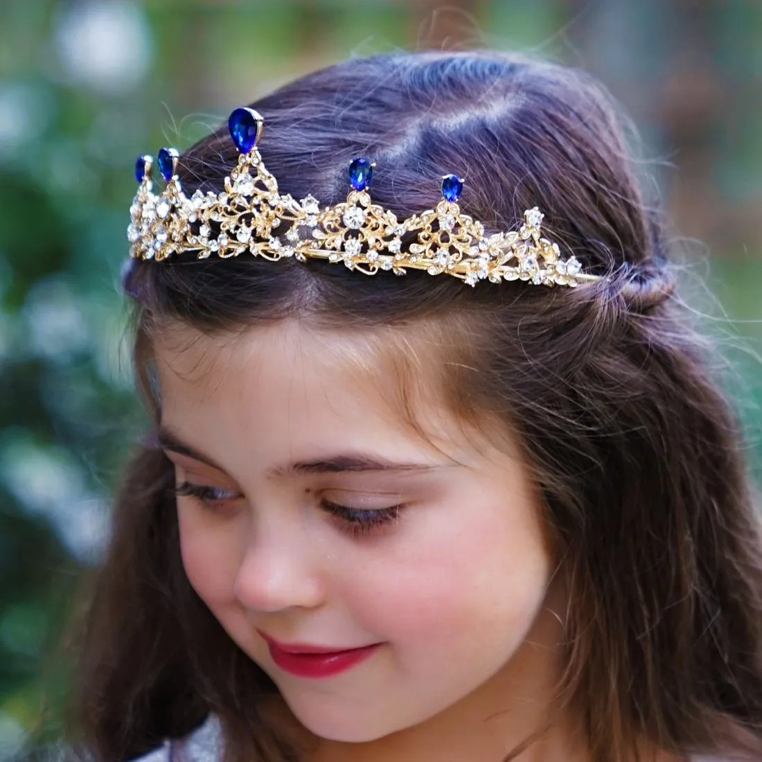 Reigning Sapphire Studded Tiara
