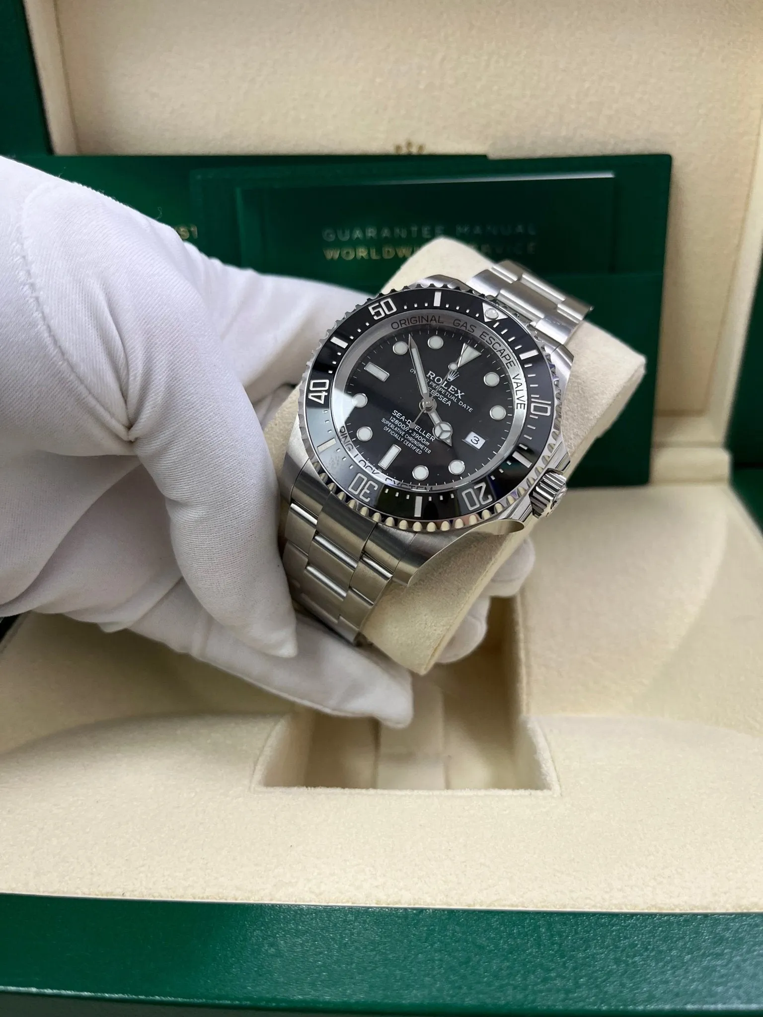 Rolex Sea-Dweller Deepsea 44 Watch - Black Dial (Ref# 126660)