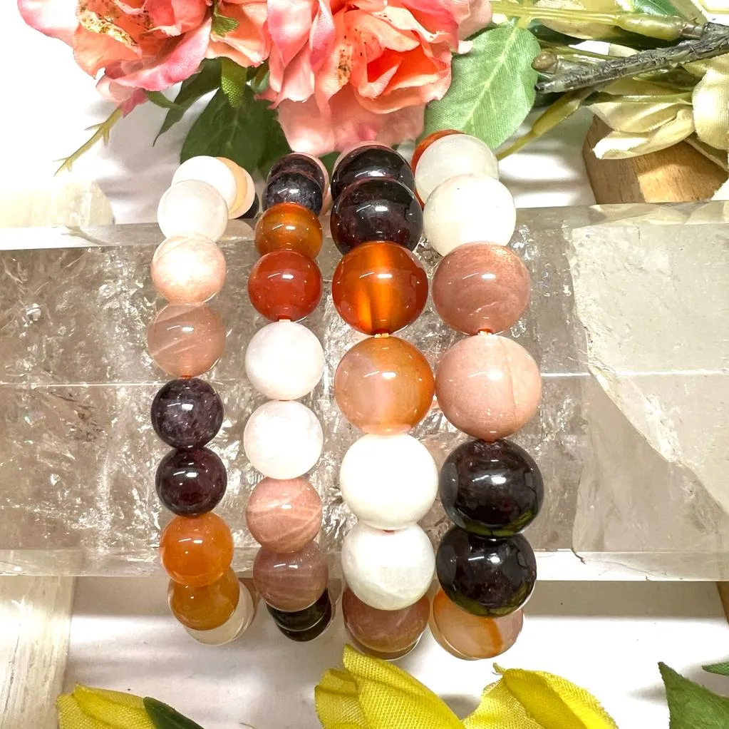 Round Bead Bracelet for Relief in Menstrual Problems