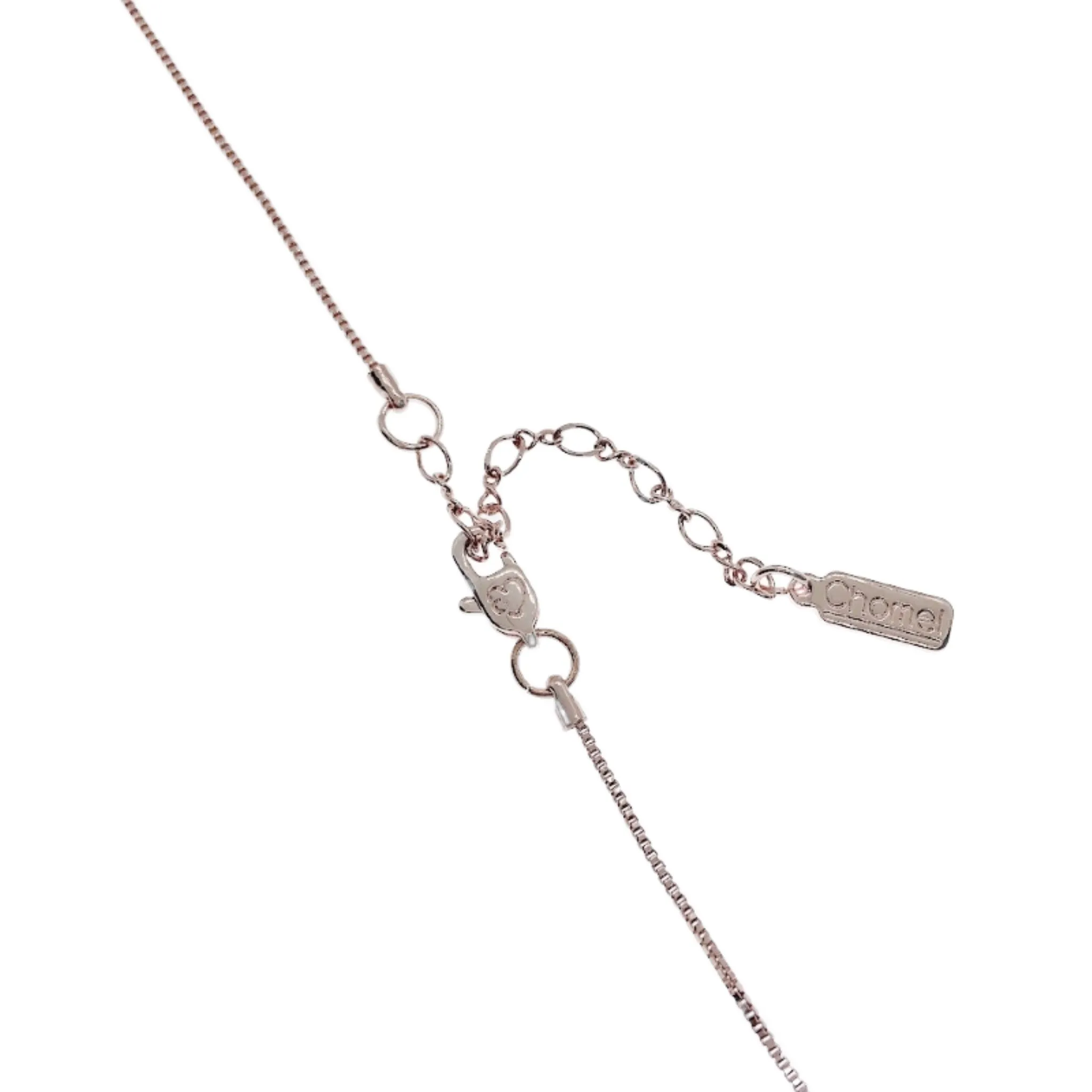 Round Simulated Moonstone Necklace