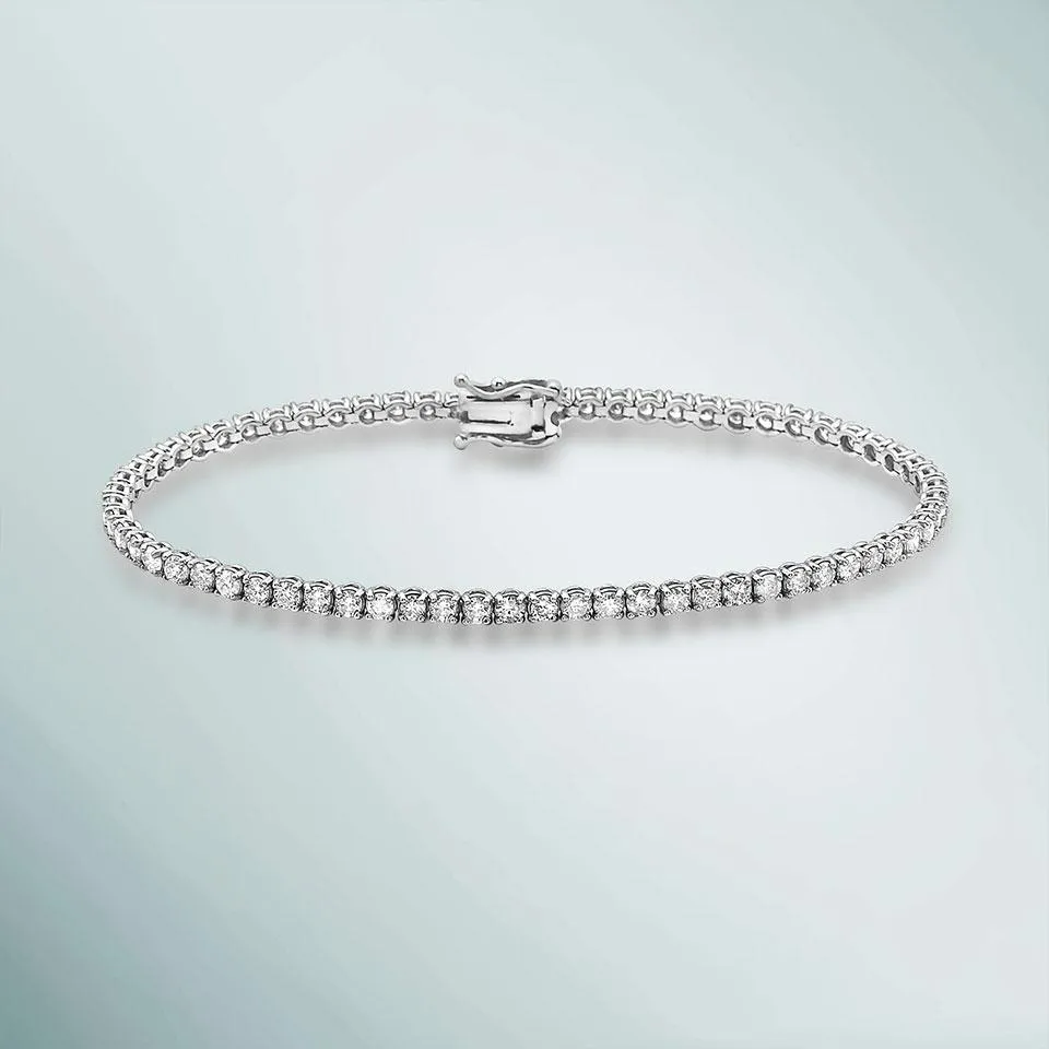 Showroom Collection Diamond Tennis Bracelet (7.00 ct.) 3.7 mm 4-Prongs Setting in 14K Gold