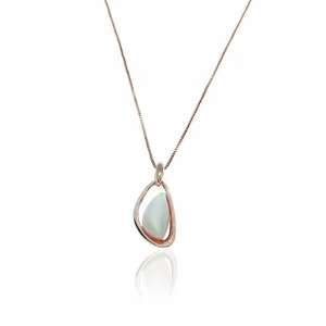 Simulated Moonstone Necklace