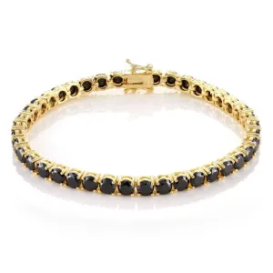 Single Row Onyx Tennis Bracelet
