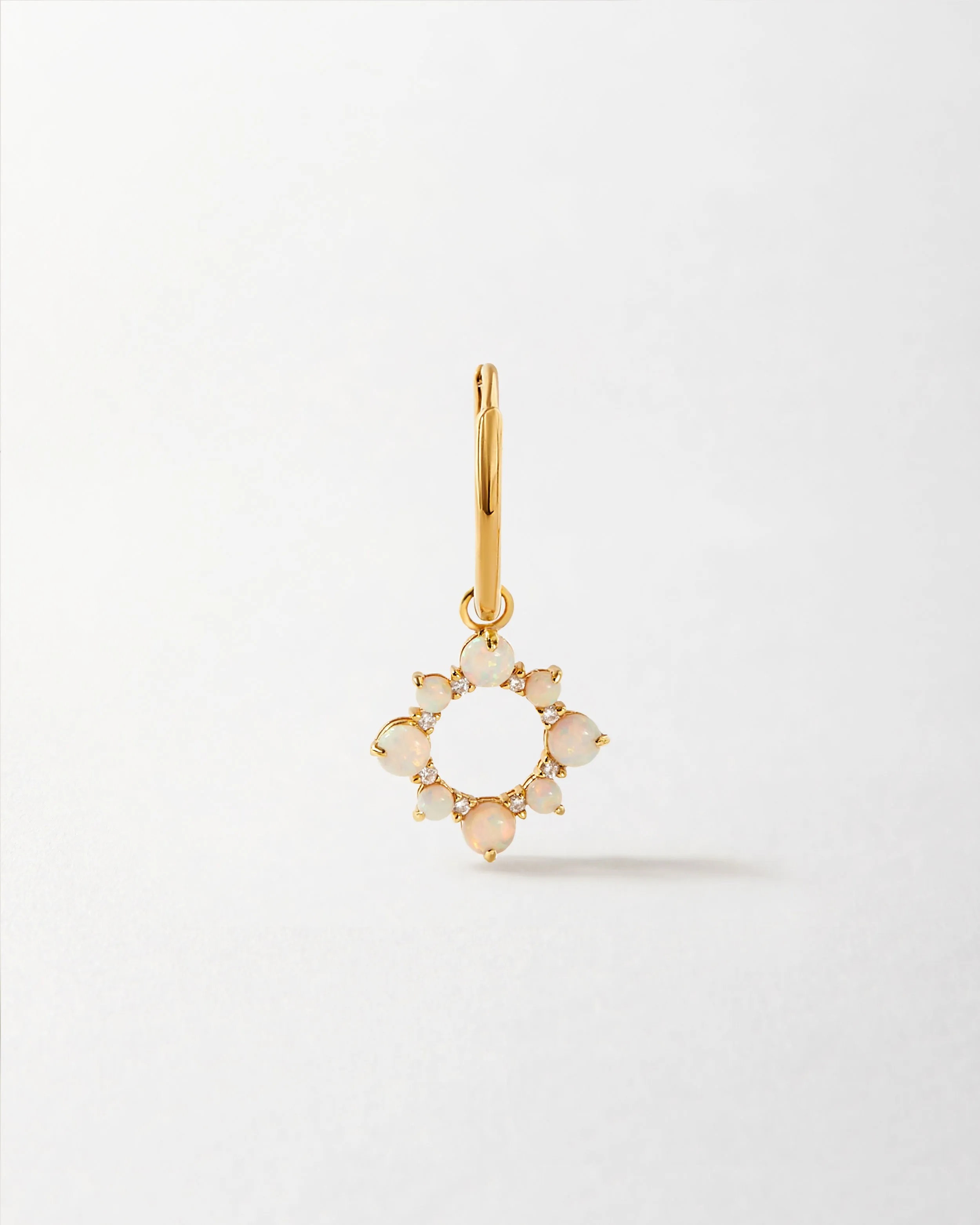 Solar Opal Drop Earring