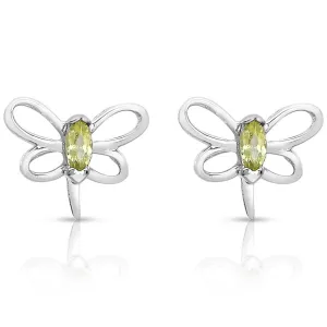 Sterling Silver Butterfly Earrings