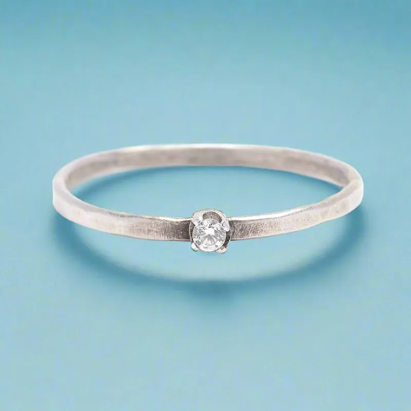 Sterling Sparkle Stacker