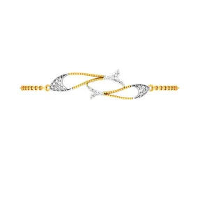 Stunning Gold Diamond Bracelet