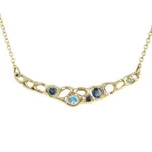 Tide Pool Blue Necklace
