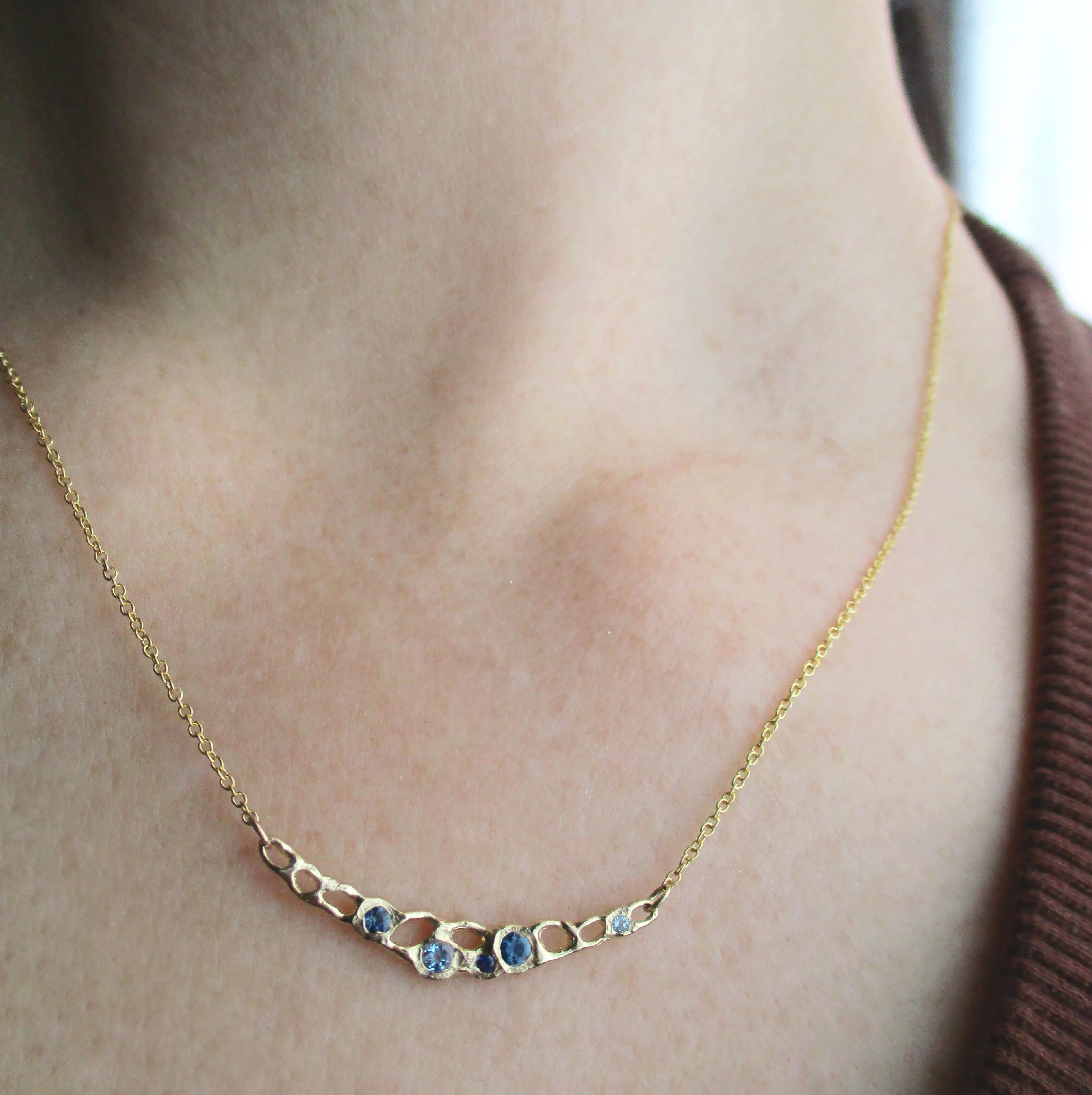 Tide Pool Blue Necklace