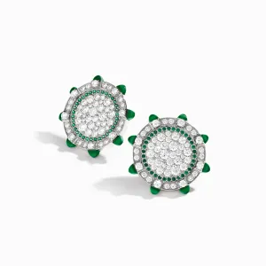 Tip-Top Diamond Statement Stud Earrings