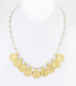 Turkish Coins Beaded Necklace