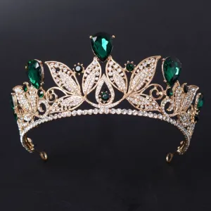 Vintage Princess Rhinestone Bridal Tiara Wedding  Crown