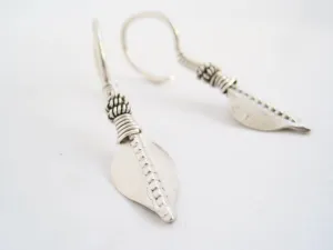 Vintage Silver Indian Tribal Earrings