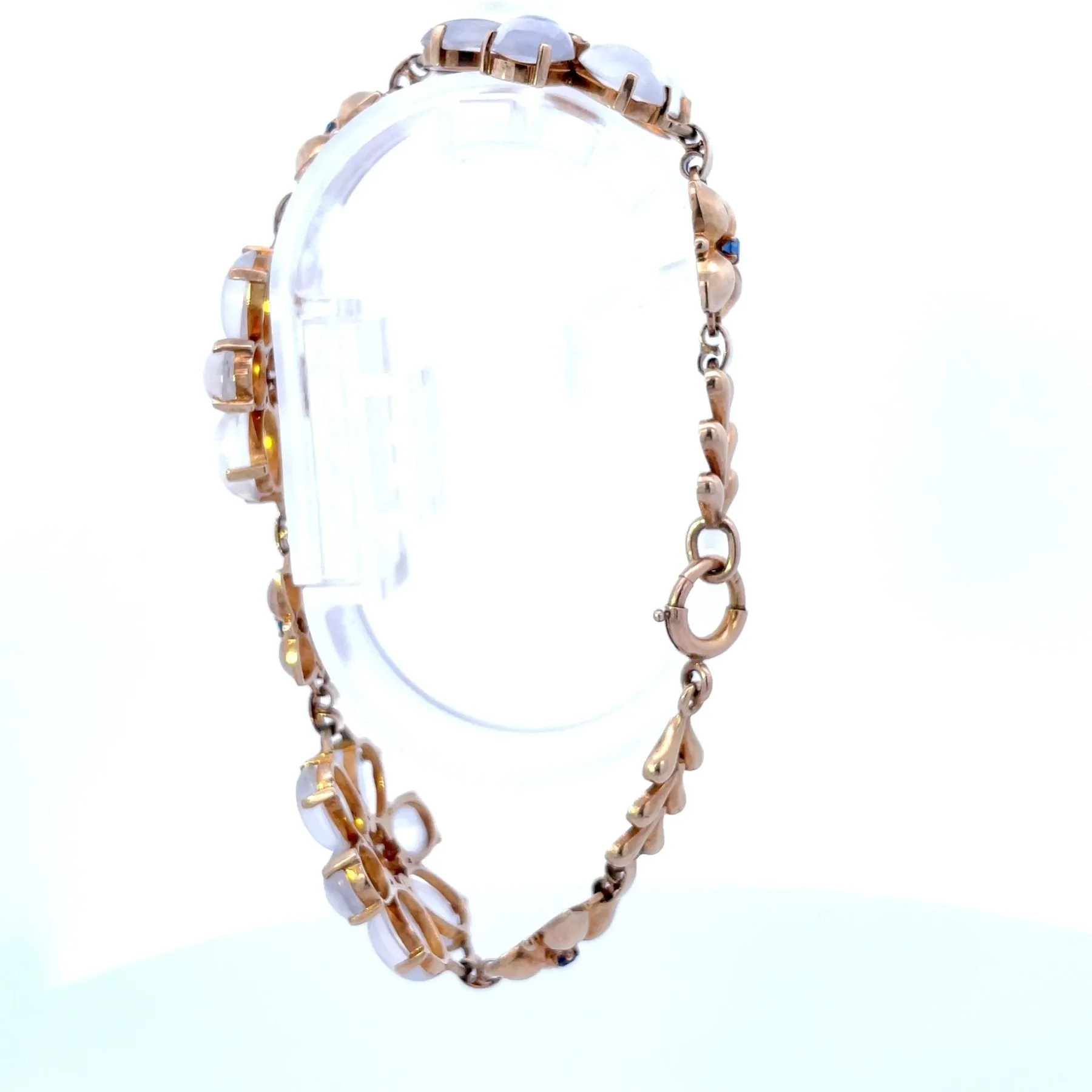 'Wordley, Allsopp, and Bliss' Sapphire & Moonstone Bracelet | 0.65ctw, 31.50ctw | 8" |