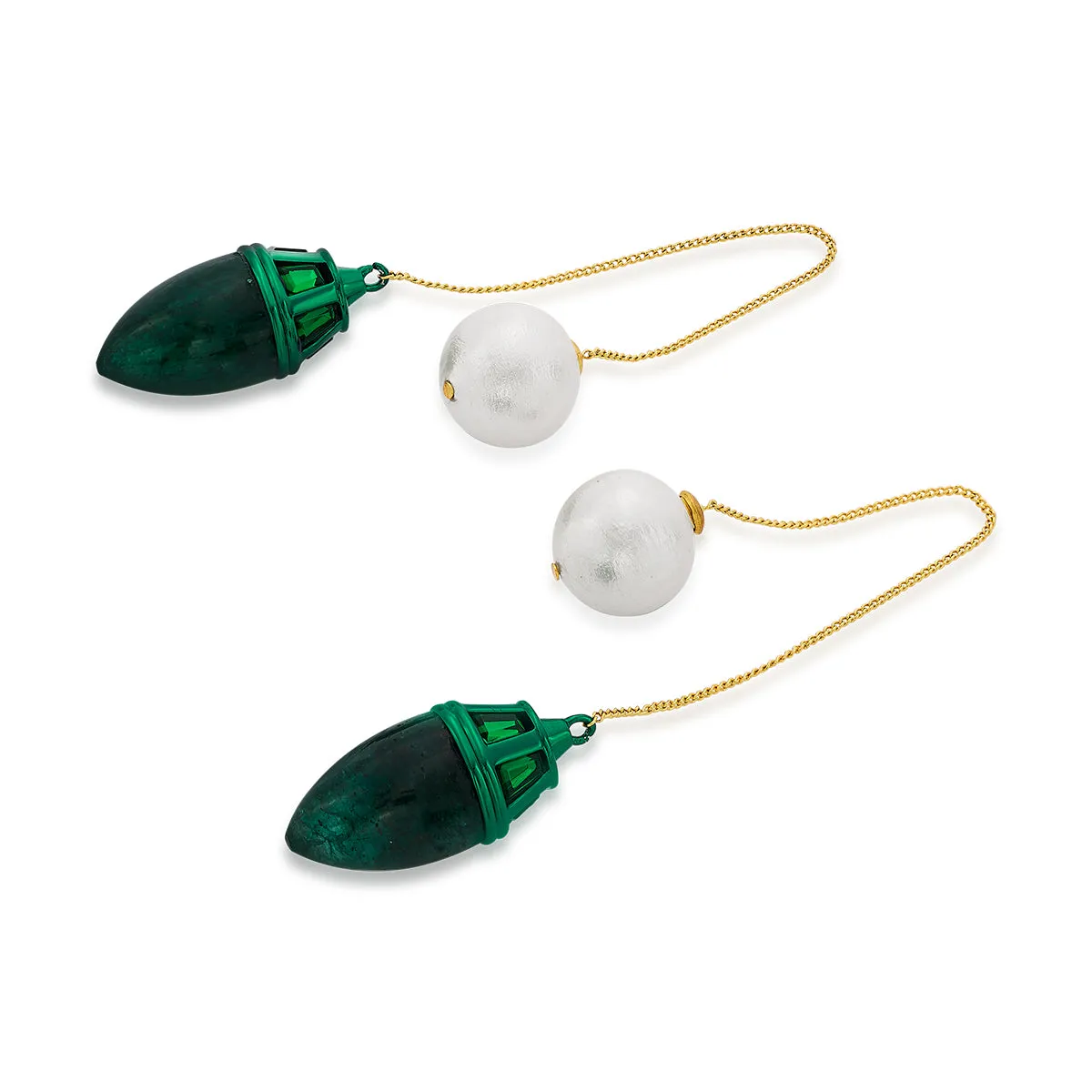 Zeenat Pearl Drop Earrings